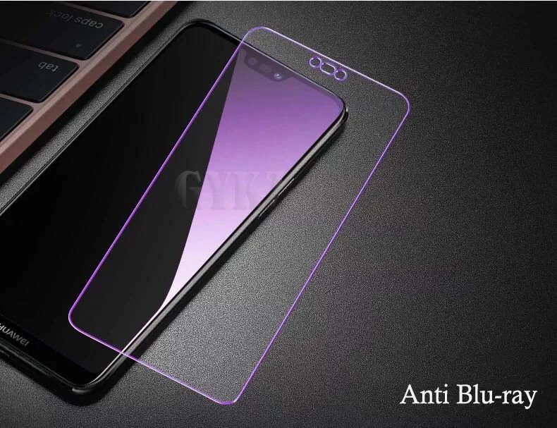 2 шт./лот полноэкранное закаленное стекло для huawei P20 Pro Анти Blu-Ray полное покрытие Защитная стеклянная пленка для huawei P20 P20 lite