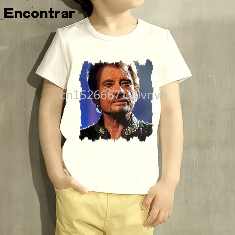 Детская футболка с изображением музыкальной певицы для маленьких мальчиков и