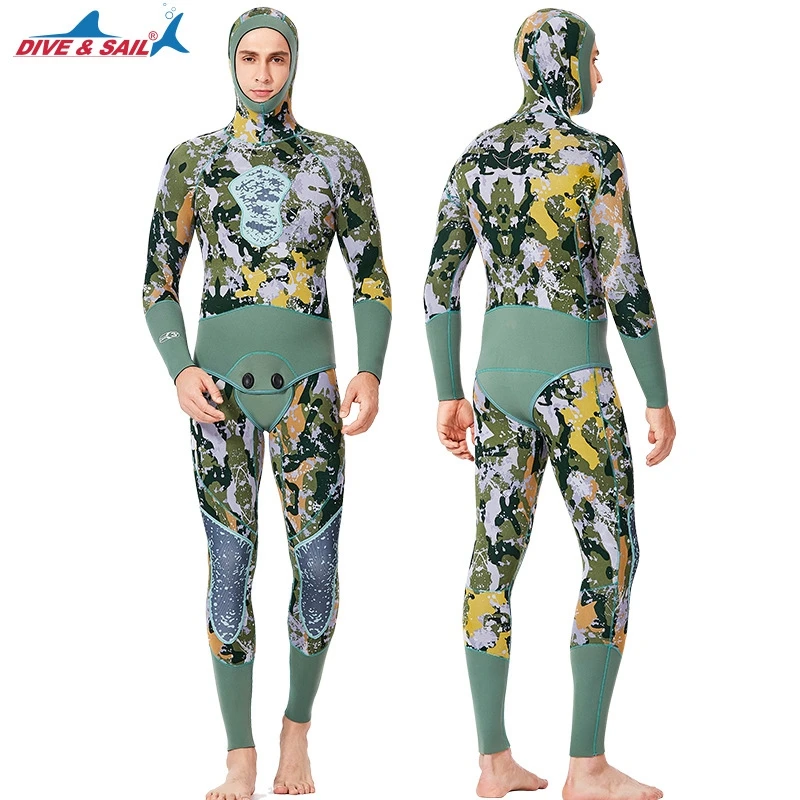 3 мм SCR неопрен гидрокостюм комбинезон и куртка Freediving подводной охоты Дайвинг