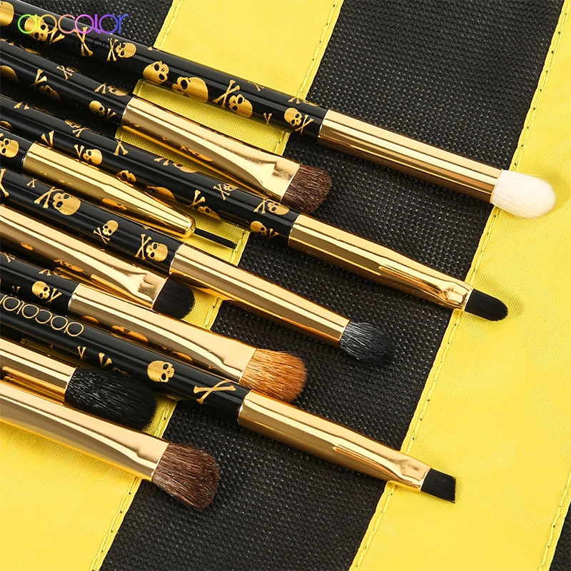 

Docolor 10Pcs Makeup Brushes Set Professional Eye Shadow Eyeliner Eyelash Blending Brush Cosmetics Tool Beauty Eye Brush Set