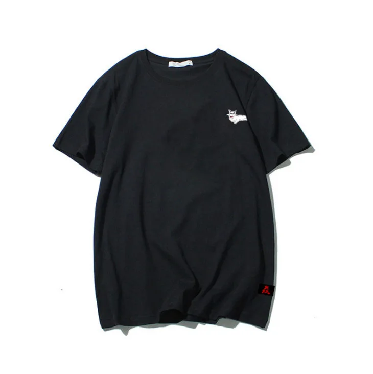 

Summer T-shirt men's round neck cotton loose short-sleeved men's casual beach half-sleeved summer trend bottoming shirt