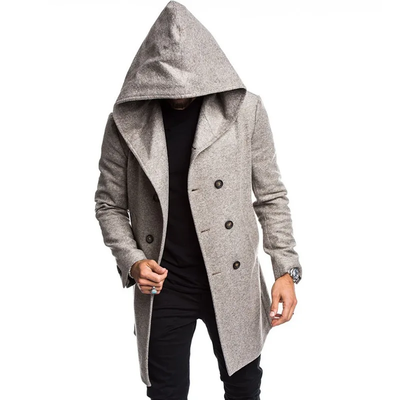 2018 New Autumn And Winter Cotton Coat Jacket S-3xl Models Formal Men'S Casual 5 Color Fashion Long | Мужская одежда
