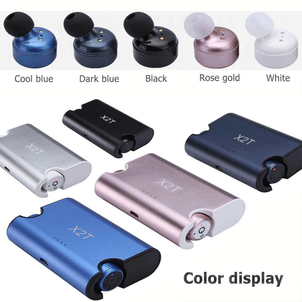 2018 новые X1T обновленные X2T Bluetooth наушники настоящие беспроводные двойные 4 2