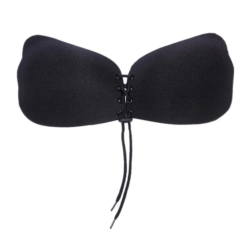Women Intimates Accessories Invisible Bra Sexy Self Adhesive Strapless Bandage Blackless Stick Gel Push Up Lingerie | Женская одежда