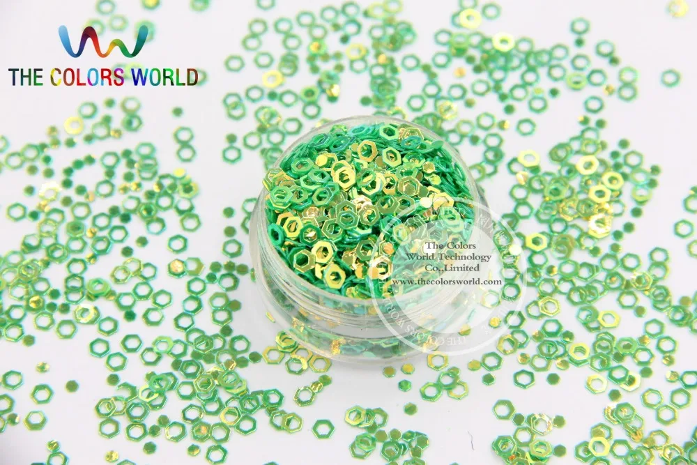 LJ4 7 удивительные шестигранные блестки для дизайна ногтей или украшения своими