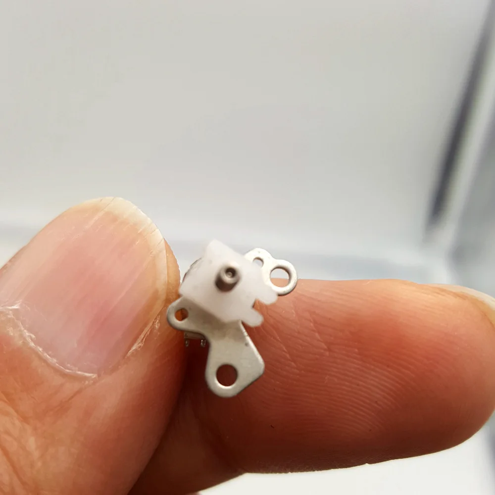 1 шт. микро шаговый электродвигатель постоянного тока 3 5 В 6 мм 2 фазный 4 проводной