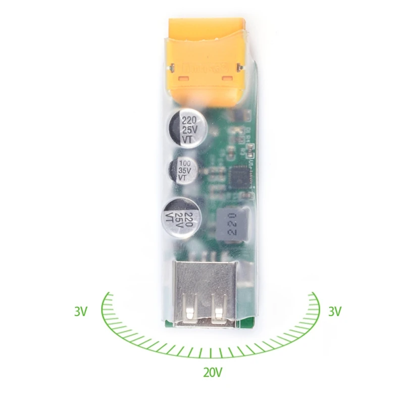 Зарядное устройство URUAV XT-60 USB поддержка 3S-6S LiPo аккумуляторов 10 5-32 В вход 3-20 в выход