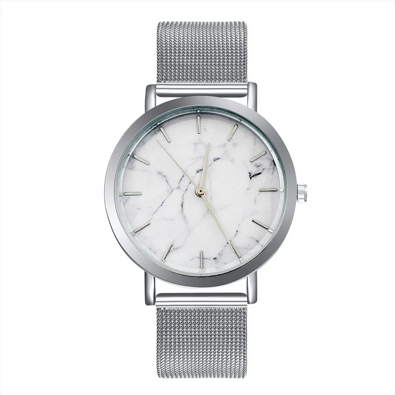 Женские кварцевые часы LASPERAL из сплава со стальным сетчатым браслетом мужские