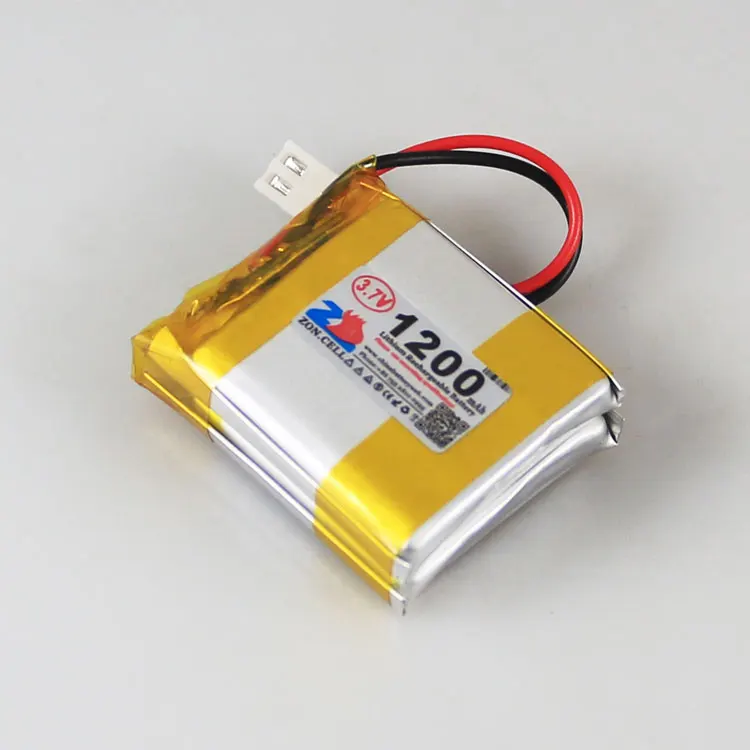 В 3,7В 603035*2 говорящая точка чтения машины 1200mAh литиево-полимерная батарея 903035 903033 Перезаряжаемая Li-ion-аккумуляторная ячейка.