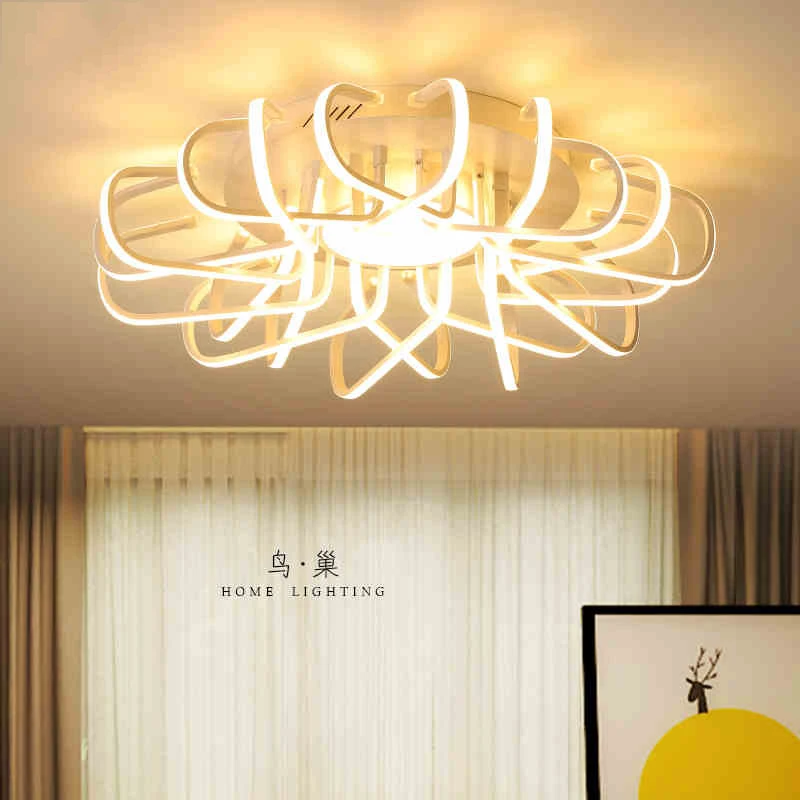 Lightchord светодио дный LED спальня освещение FixturesCeiling Современный свет Plafons блеск Simples