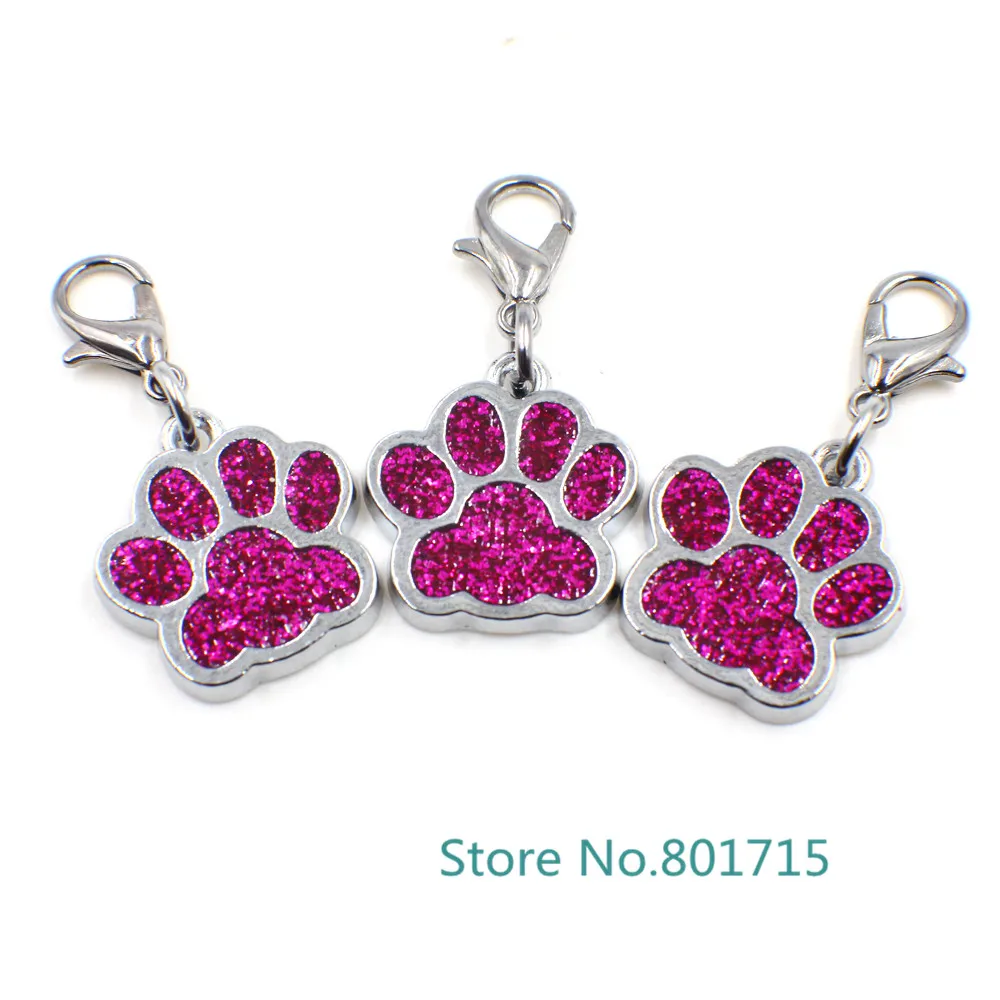 10 шт. Брелоки для ключей с эмалью|paw print|dog cat paw printsenamel |
