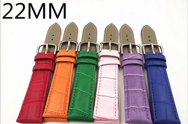 Высококачественный ремешок для часов из натуральной кожи 1 шт. 22 мм наручных