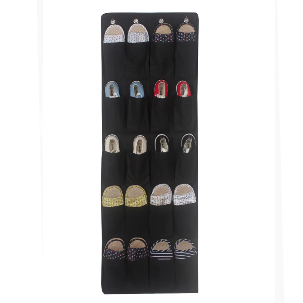 2017 Экономия места 20 Карманов подвесной органайзер для обуви стеллаж хранения