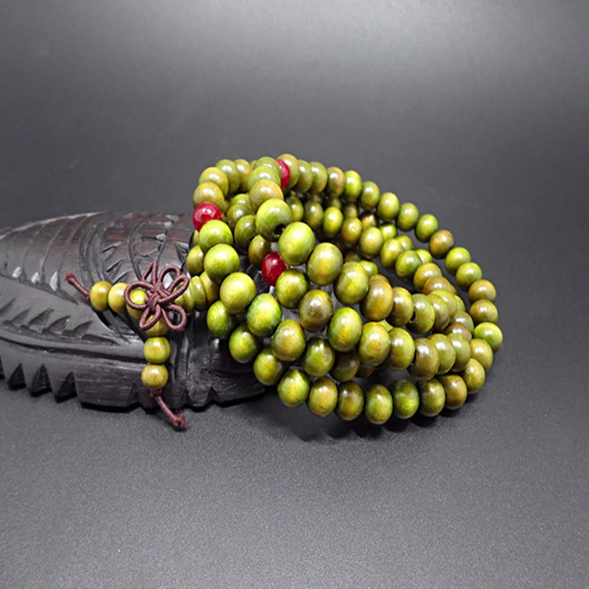 Лидер продаж модные бусины из натурального черного дерева 8 мм браслеты Будды