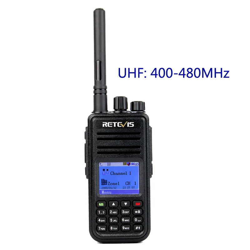 UHF DMR Radio Retevis RT3 цифровая рация VHF(или UHF) 5 Вт(gps) VOX зашифрованная двухсторонняя радио Ham радио Amador приемопередатчик+ кабель - Цвет: UHF