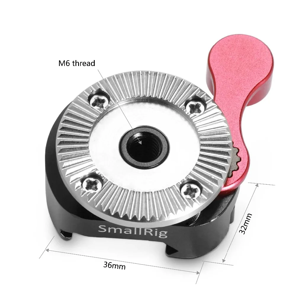 Быстросъемный зажим SmallRig NATO для Arri Rosette Mount быстросъемное крепление с боковой