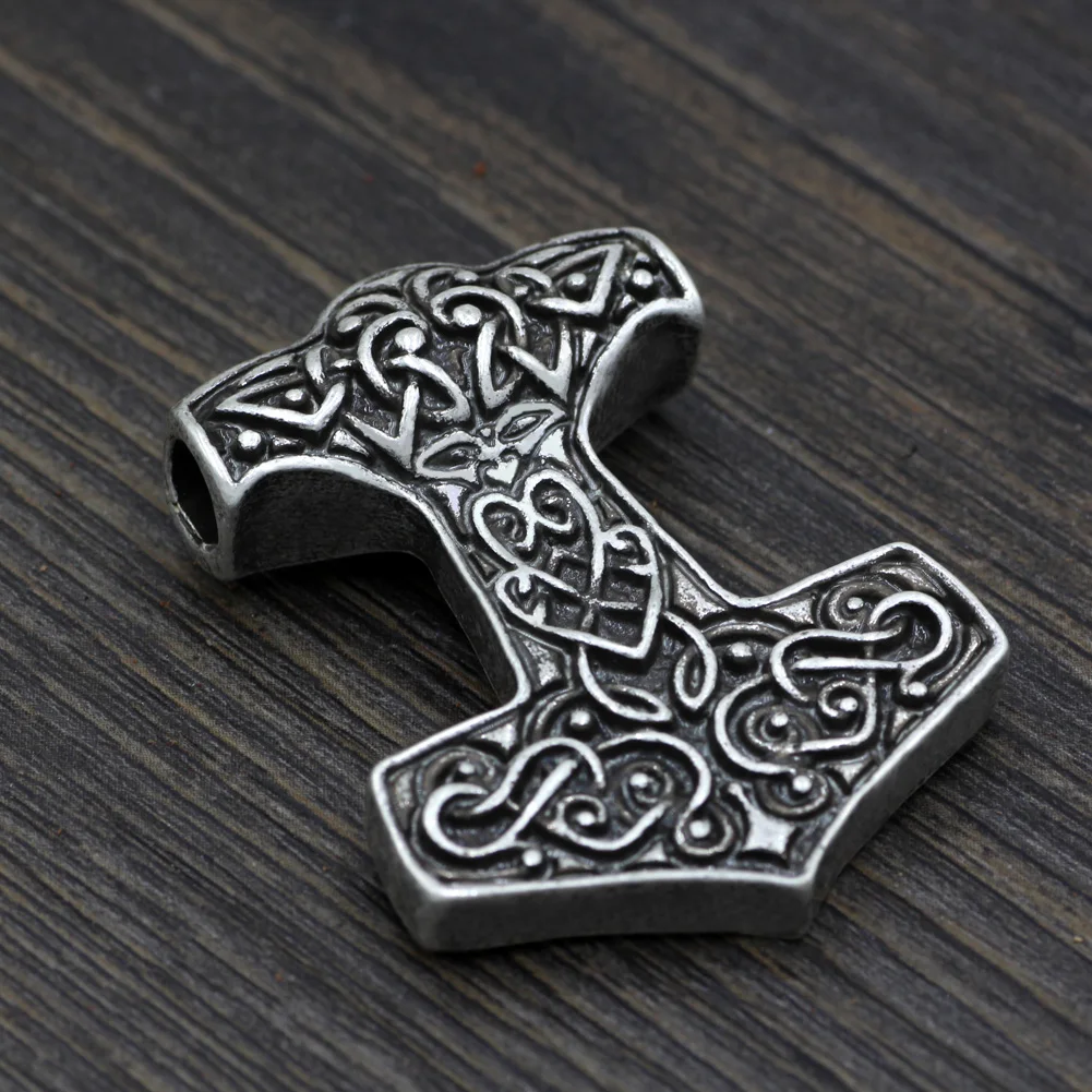 Женское Ожерелье с кулоном узелком|pendant necklace|norse vikingthor mjolnir hammer |