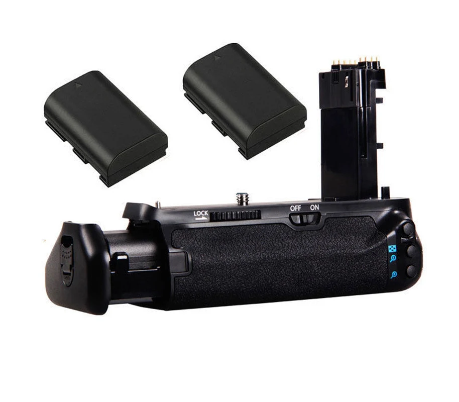 Bateria para Canon Aperto da Bateria + 2 Jintu Potência Vertical Kit Eos 7dii 7d2 7d Mark ii Dslr Câmera Substituir Bg-e16 Pro Lp-e6