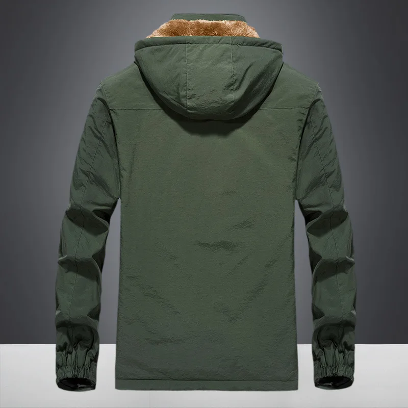 Бесплатная доставка 2018 Новое поступление зимняя мужская куртка пальто теплая