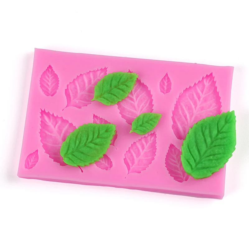 Силиконовая форма лист формы помадной инструменты для украшения торта шоколада