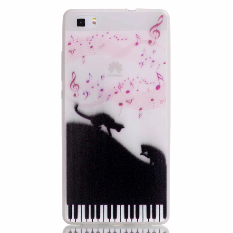 Luxury Luminous Soft Cases for HuaWei P8 Lite Glow in Dark Mandala Clear Printing TPU Silicone Phone Cover Shell Coque P8mini |