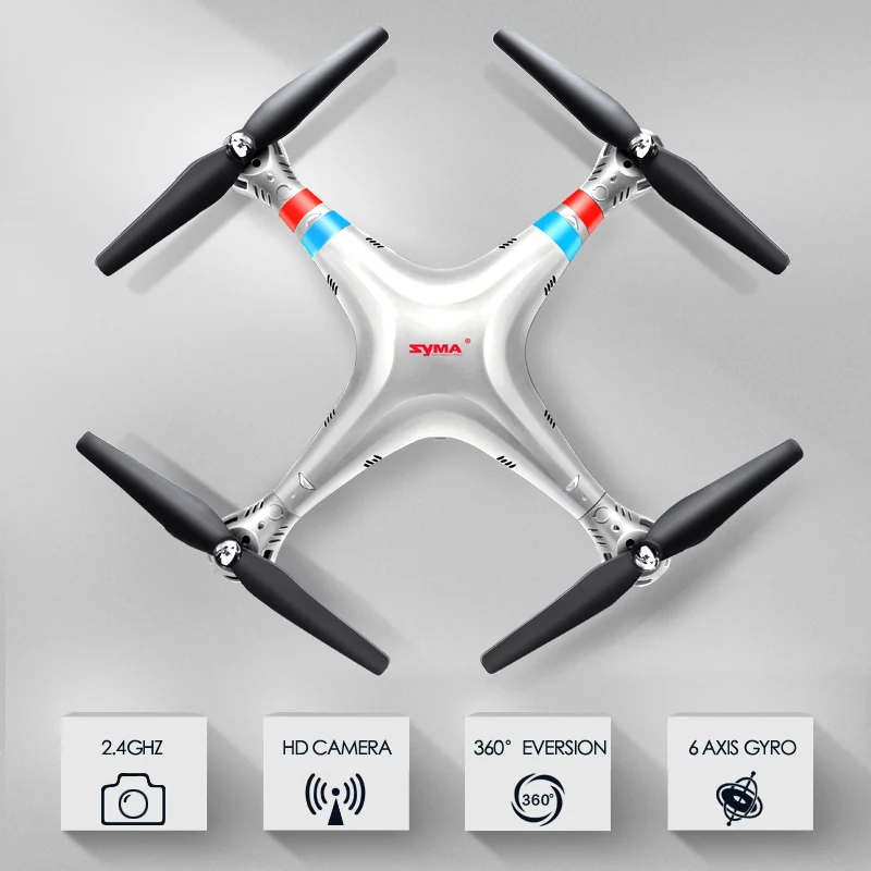 SYMA X8C X8W X8G 2.4 Г 4 КАНАЛЬНЫЙ Профессиональный Вертолет FPV квадрокоптер С 2