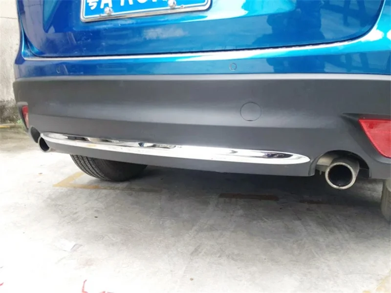 Abaiwai ABS хромированный задний бампер крышка отделка кузова украшение для Mazda CX-5 CX5 CX