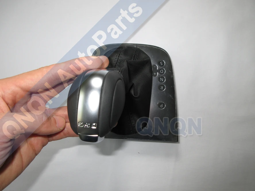 QNQN кожа DSG Автоматическая рукоятка для рычага переключения передач и пылезащитная крышка для VW GOLF MK6 JETTA DSG 2012