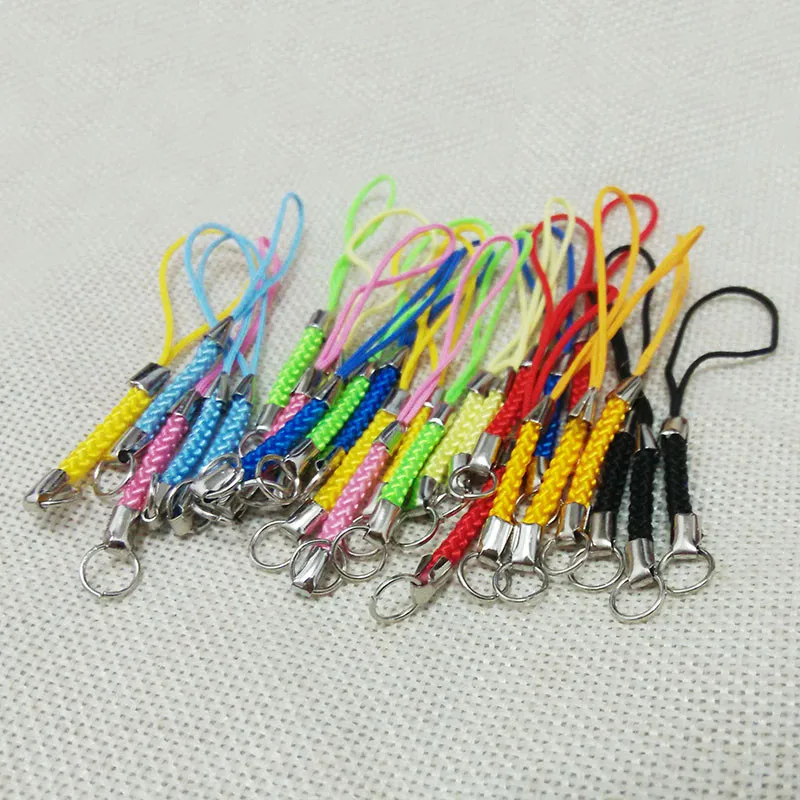 50 шт. Lariat Lanyard Мобильный чехол USB палка шнур сумка талисманы Рисунок мультфильм вещи держатель веревочные брелоки Сплит прыжки кольца крюк diy