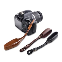 camera pu leather hand strap grip metal ring wrist for sony olympus nikon canon eos r 4000d 1300d 800d 750d fujifilm x t3 t2