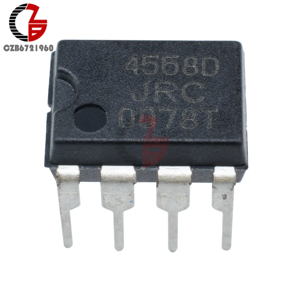 20 шт. JRC4558D NJM4558D JRC 4558D DIP8 OPAMP OP AMPS чип IC JRC4558|Соединители| |
