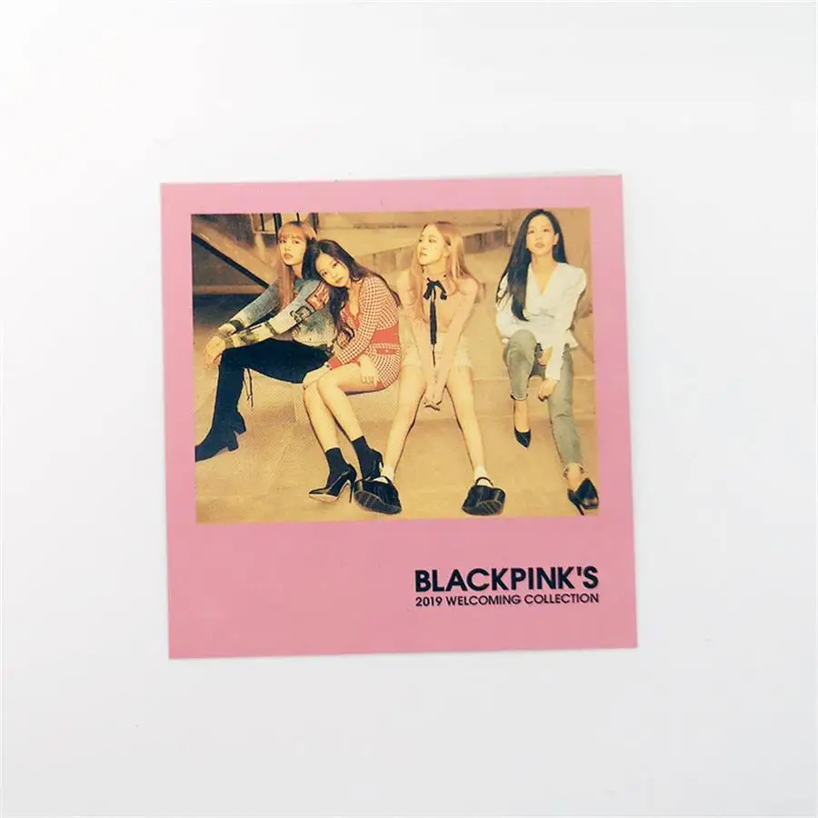 Kpop Blackpink фотография Поляроида карты Дженни Лиза джисо Роза фотокарты плакат 5 шт./компл./компл