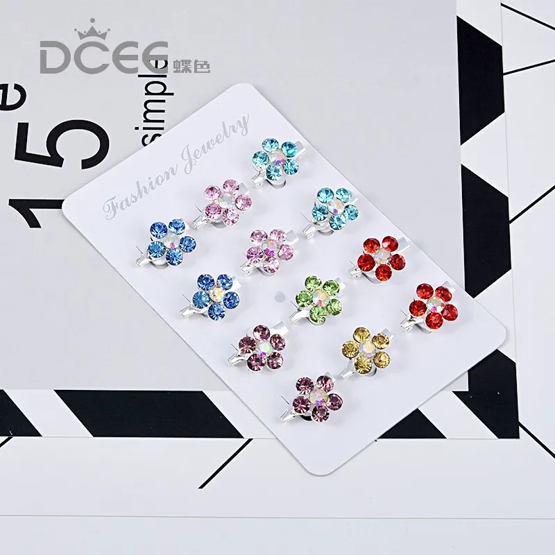 DCEE 12 шт./лот, брошь на булавке для женщин, Свадебная вечеринка, Повседневное платье, маленькие цветные броши с кристаллами, Женские Броши заколки для хиджаба