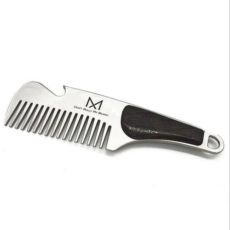 1 шт. Мужская Антистатическая Расческа для бороды 12 6 х3 5 см|beard comb|comb stainless steelstainless