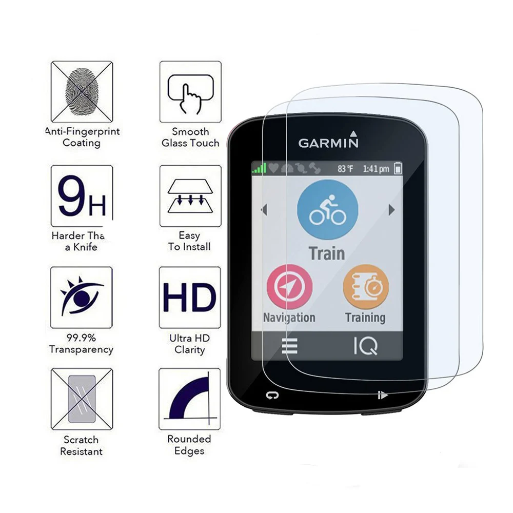 2 упаковки для Garmin Edge 800 810 820 закаленное стекло ультратонкое 9H прозрачное с