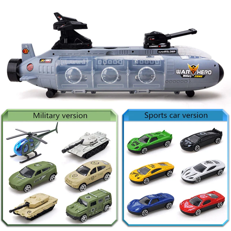Детская Инерционная модель возврата из АБС пластика автомобиля боевой корабль