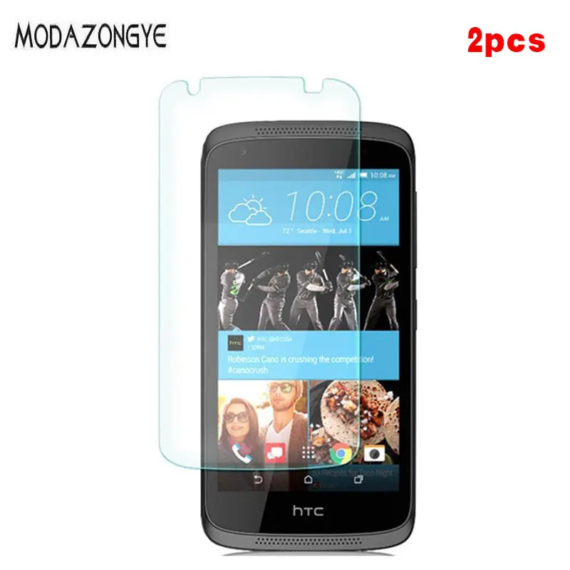 2 шт для HTC Desire 526G Закаленное стекло 526 двойная Sim Защита экрана Защитная пленка D526