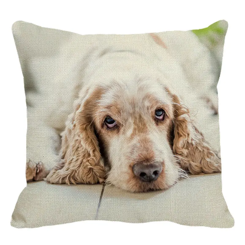 XUNYU Подушка для домашнего животного собаки чехол милый кокер спаниель детей
