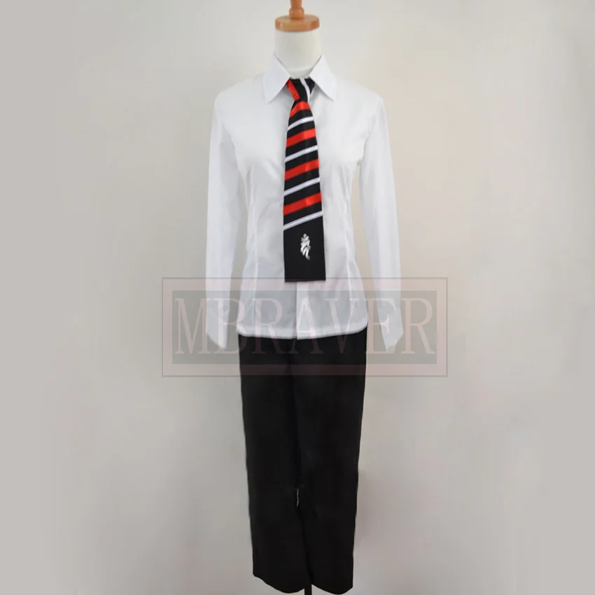 Костюм для косплея Юкио-Окумура синяя куртка рубашка штаны галстук ремень и