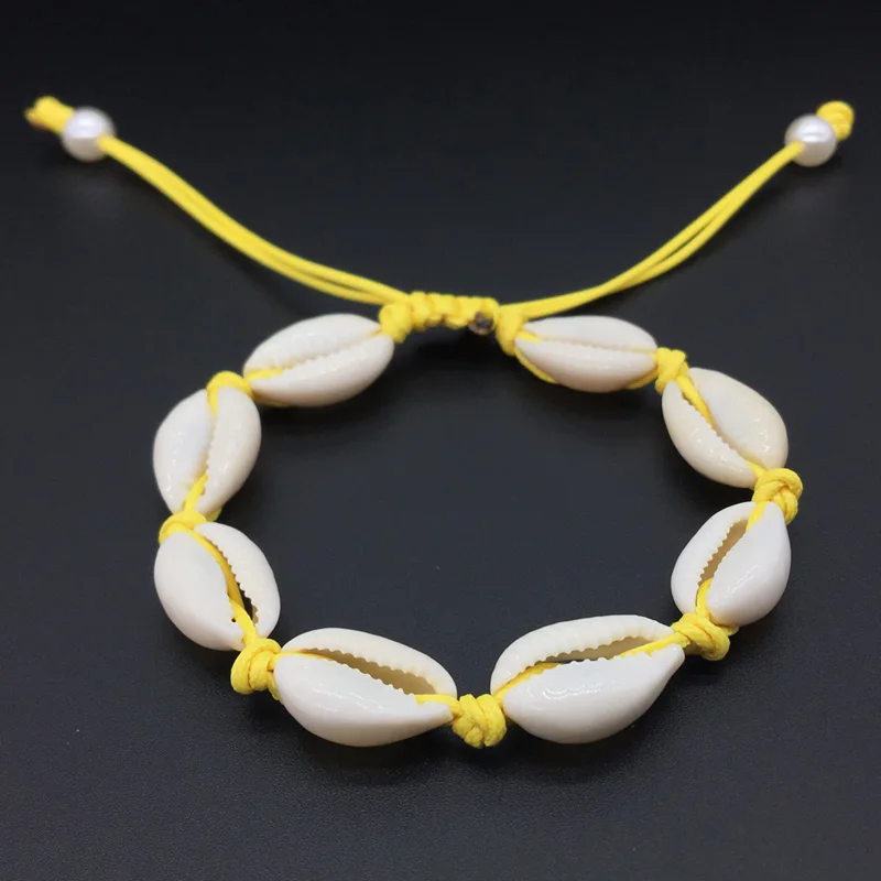 ЖЕНСКИЙ цветной браслет ручной работы из раковин браслеты и жемчуга 2019 |