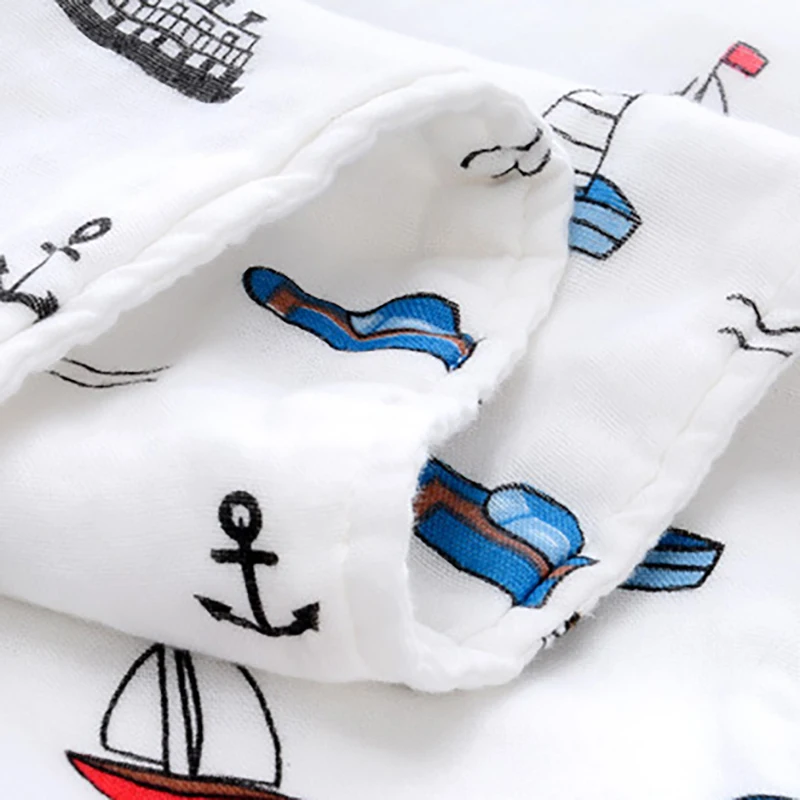 

Bath towel swaddle blanket newborn baby Blanket multifunction Swaddling cotton gauze Printing for stroller YMM010