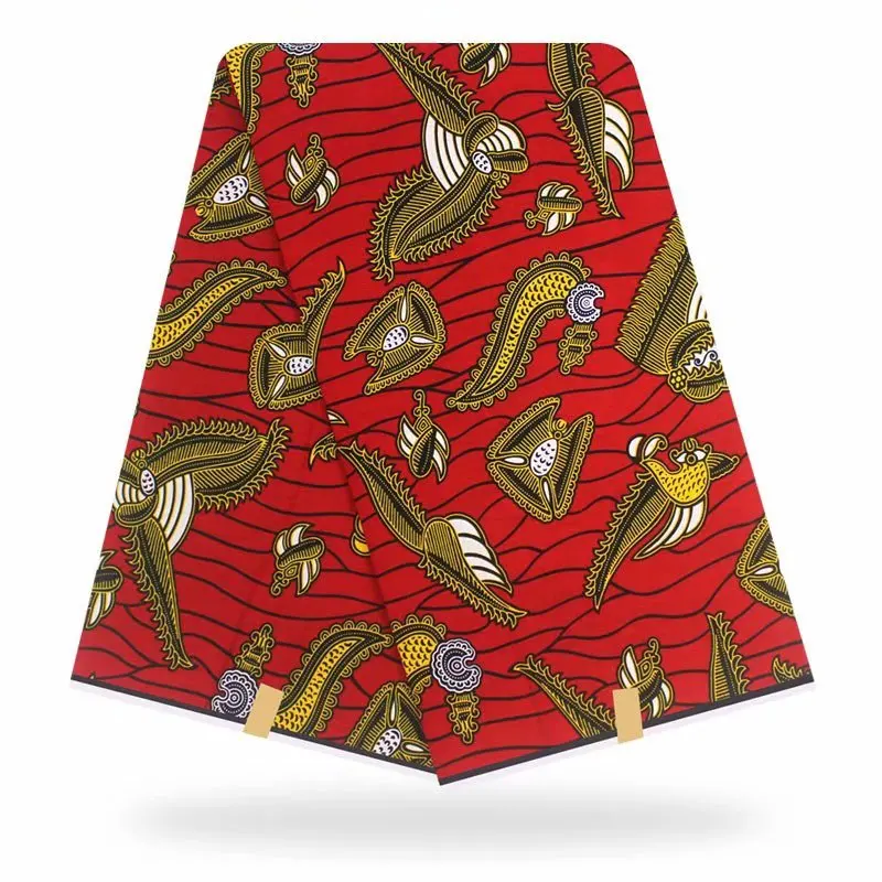 20 Esewing африканская батиковая набивка ткань золотой узор Настоящая Африканская ткань с воском гарантированное настоящая Анкара восковая печать хлопок для платья - Цвет: 20