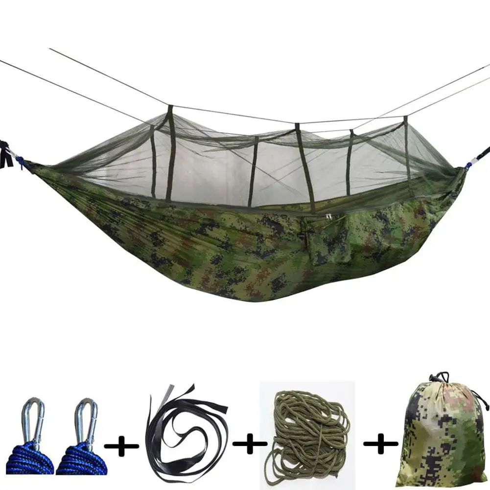 None 1-2 человек портативный высокопрочный парашютный тканевый гамак с москитной