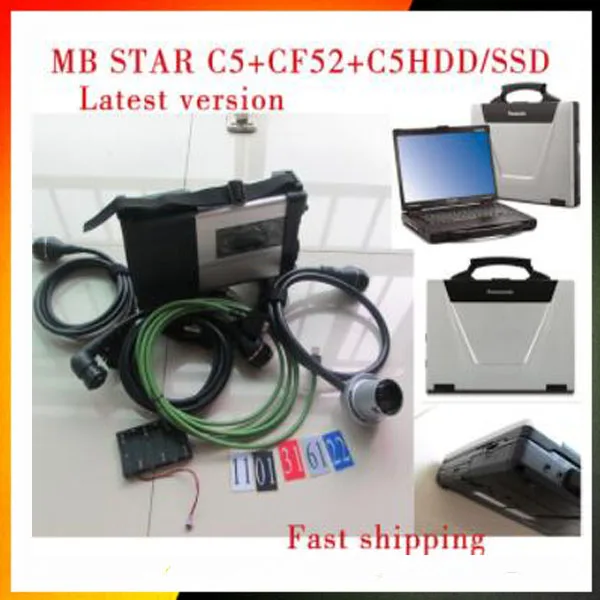 2019 высшее качество MB STAR C5 лучше чем c4 sd connect 12 500G HDD/512G SSD WIN10 программное