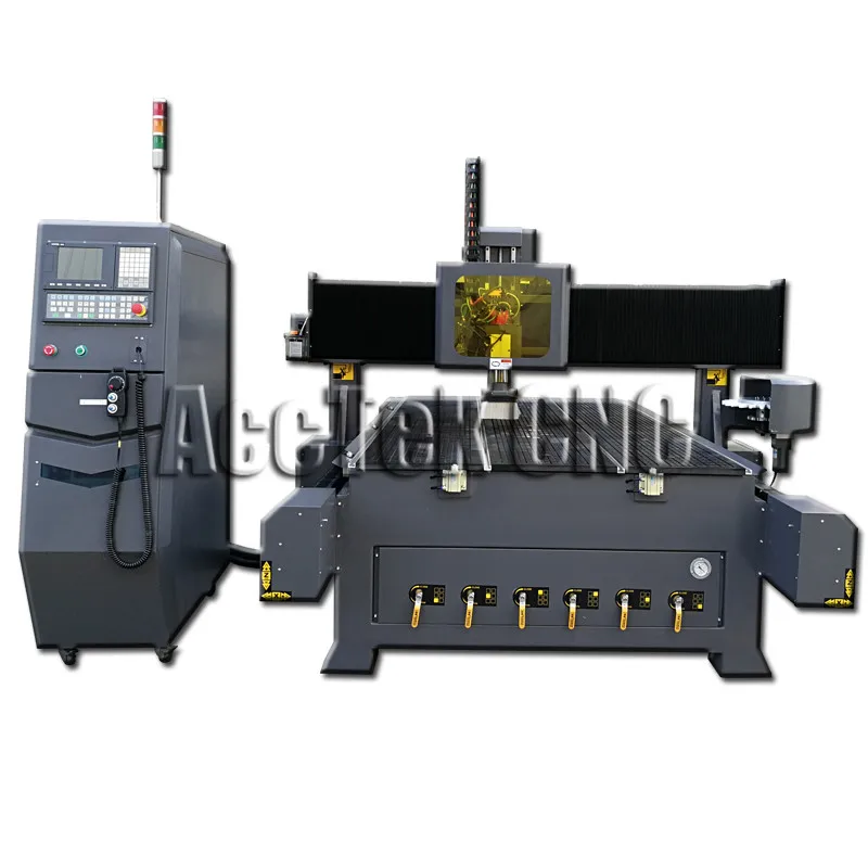 Цена со скидкой! Цзинань 1325 ATC 4 осевой фрезерный станок с ЧПУ для гравировки пресс