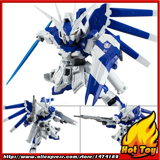 100% оригинальный стиль BANDAI NXEDGE [MS UNIT] фигурка Привет ну Гундам из мобильного