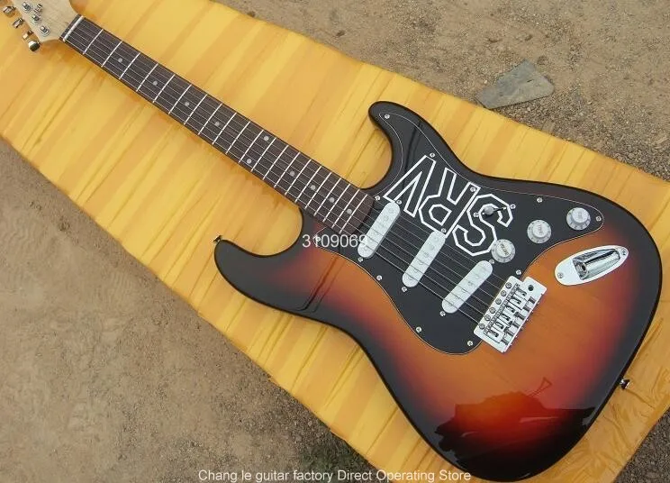 Китайская гитарная фабрика новая панель из палисандра 6 струн Tremolo ST sunburst SRV