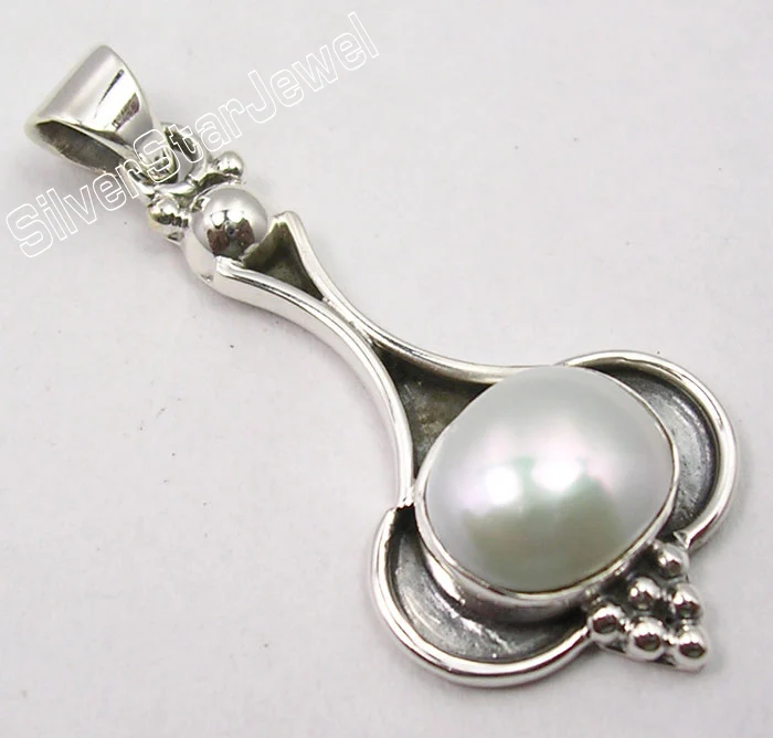PEARL Muiltiply Choices Chanti международные серебряные аметисты старый стиль кулон 3,7 см ювелирные изделия вариации - Окраска металла: PEARL