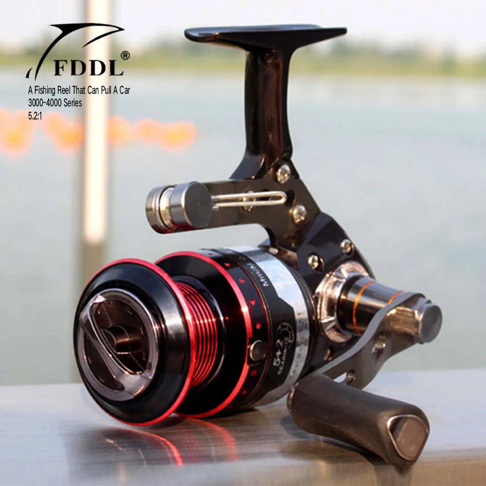 Исключительное качество давильные Рыбалка катушка 5 + 2 Подшипники Dyn 3000 4000 линия