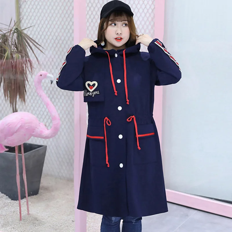 2019 Новый Для женщин дизайнер ветровка куртка весна большой Размеры модные Куртки